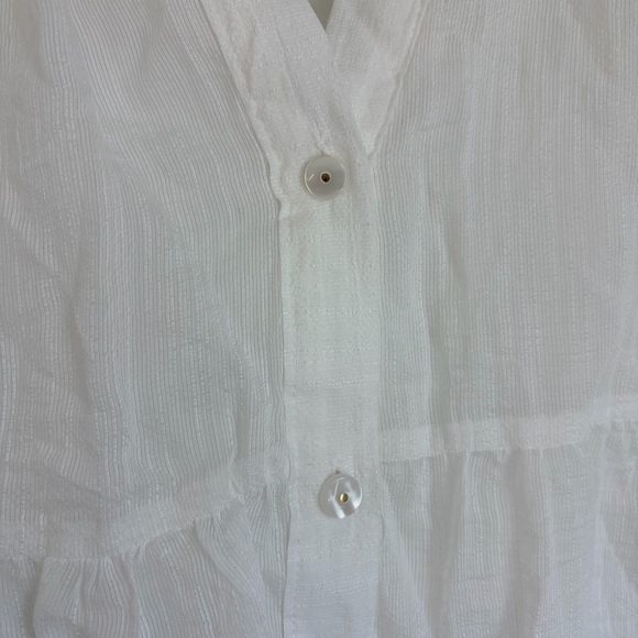 Zara White Long Sleeve Dress | M - Picture 5 of 6